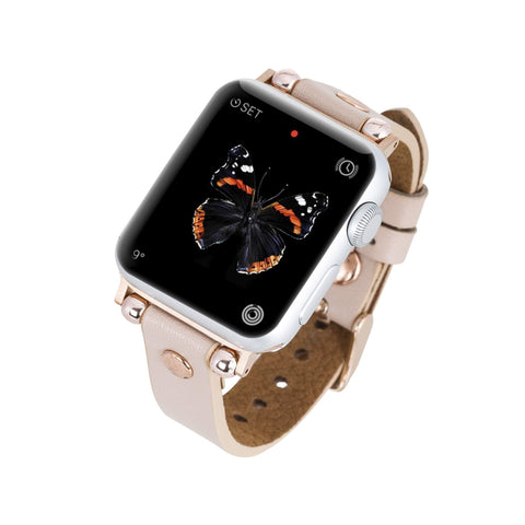 Perugia Leather Slim Band Strap for Apple Watch