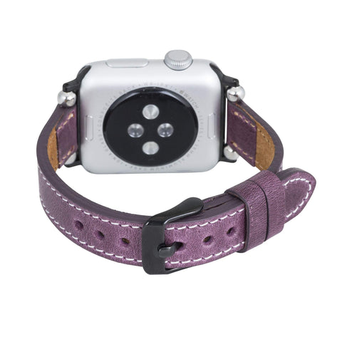 Correa delgada de cuero Foggia para Apple Watch
