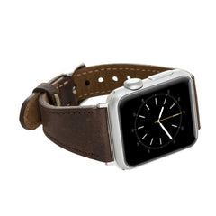 Messina Leather Slim Band Strap for Apple Watch