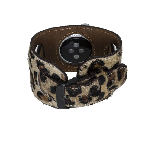 Ancona Leather Cuff Band Strap for Apple Watch
