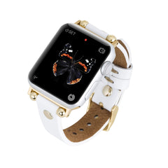 Correa delgada de cuero Perugia para Apple Watch
