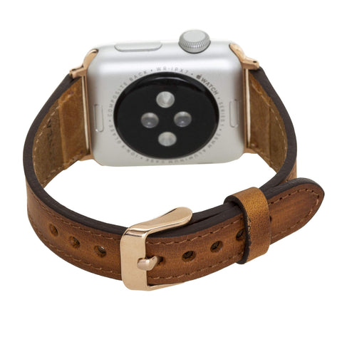 Correa delgada de cuero Messina para Apple Watch