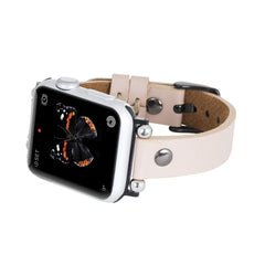 Correa delgada de cuero Perugia para Apple Watch