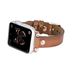 Correa delgada de cuero Perugia para Apple Watch