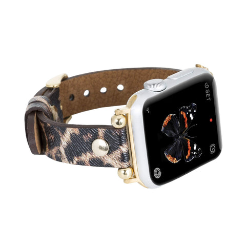 Perugia Leather Slim Band Strap for Apple Watch