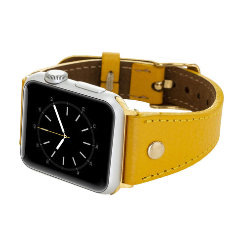 Sessa Leather Slim Band Strap for Apple Watch