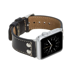 Correa de cuero Como para Apple Watch
