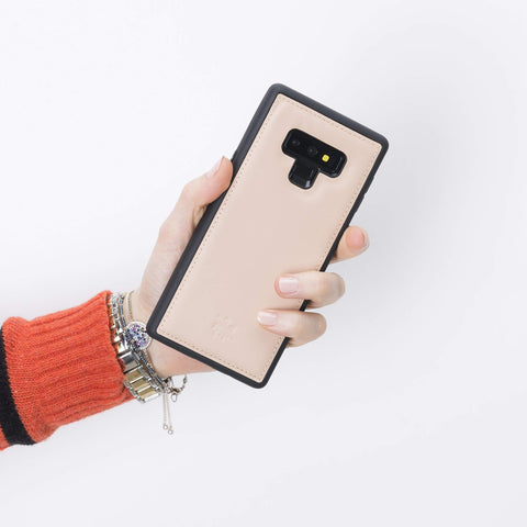 Funda de cuero Lucca Snap On para Samsung Galaxy Note 9