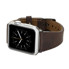 Messina Leather Slim Band Strap for Apple Watch