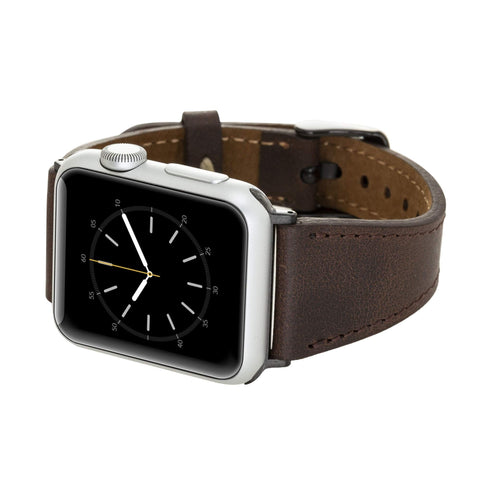Correa delgada de cuero Messina para Apple Watch