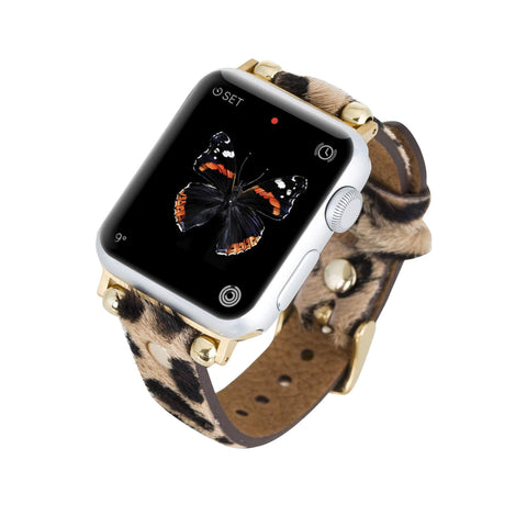 Perugia Leather Slim Band Strap for Apple Watch