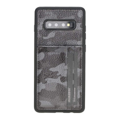 Funda tipo billetera de cuero Pisa Snap On con soporte para Samsung Galaxy S10 Plus