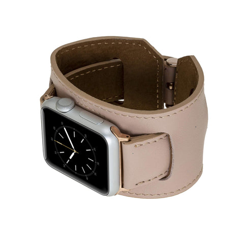 Ancona Leather Cuff Band Strap for Apple Watch