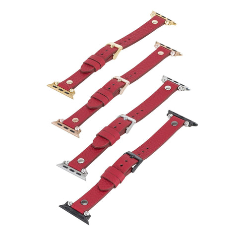 Perugia Leather Slim Band Strap for Apple Watch