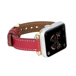 Foggia Leather Slim Band Strap for Apple Watch