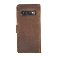 Funda tipo billetera de cuero con bloqueo RFID Florence para Samsung Galaxy S10
