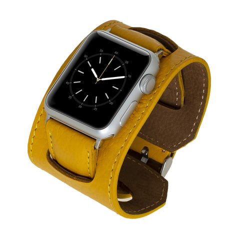 Ancona Leather Cuff Band Strap for Apple Watch