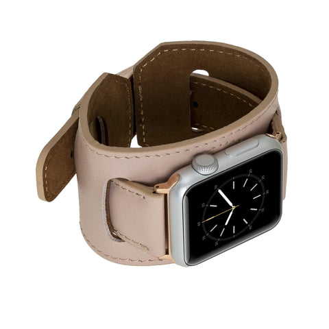 Ancona Leather Cuff Band Strap for Apple Watch