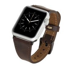 Messina Leather Slim Band Strap for Apple Watch