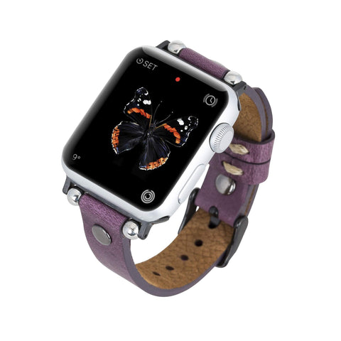 Perugia Leather Slim Band Strap for Apple Watch
