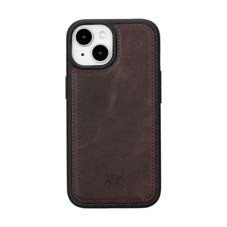 Lucca Snap On Leather Case for iPhone 15