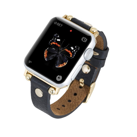 Perugia Leather Slim Band Strap for Apple Watch