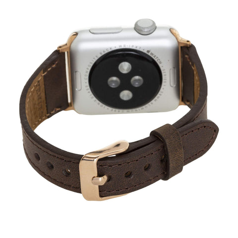 Correa delgada de cuero Messina para Apple Watch