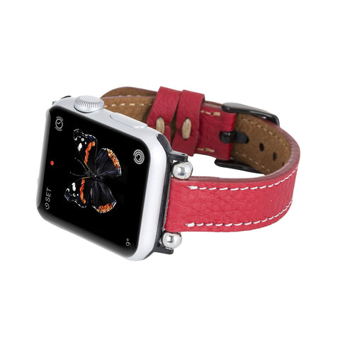 Correa delgada de cuero Foggia para Apple Watch
