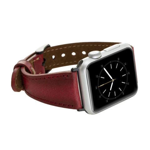 Correa delgada de cuero Messina para Apple Watch