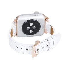 Correa delgada de cuero Foggia para Apple Watch