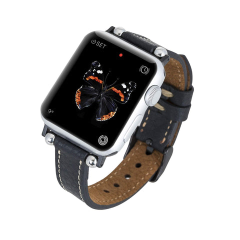 Correa delgada de cuero Foggia para Apple Watch