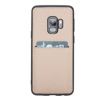Funda tipo billetera de cuero Cosa Snap On para Samsung Galaxy S9