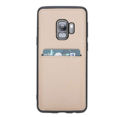 Funda tipo billetera de cuero Cosa Snap On para Samsung Galaxy S9