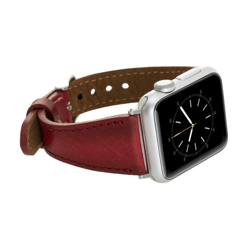 Correa delgada de cuero Messina para Apple Watch