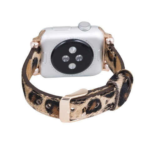 Correa delgada de cuero Foggia para Apple Watch