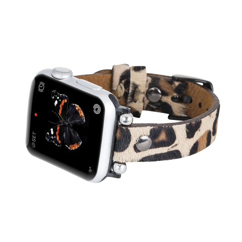 Perugia Leather Slim Band Strap for Apple Watch