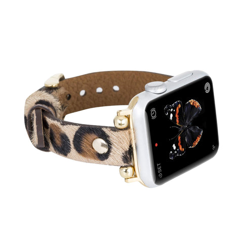 Perugia Leather Slim Band Strap for Apple Watch
