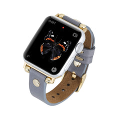 Correa delgada de cuero Perugia para Apple Watch