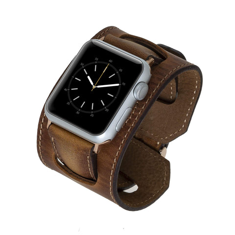 Ancona Leather Cuff Band Strap for Apple Watch
