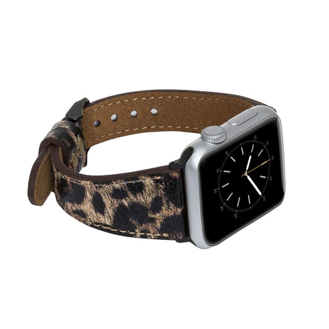Correa delgada de cuero Messina para Apple Watch