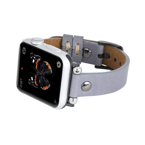 Perugia Leather Slim Band Strap for Apple Watch