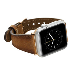 Messina Leather Slim Band Strap for Apple Watch