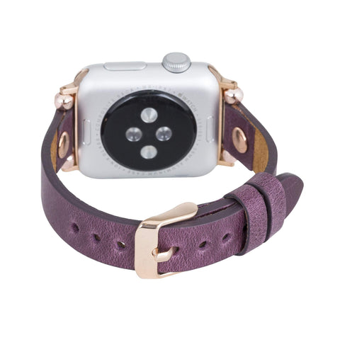 Perugia Leather Slim Band Strap for Apple Watch