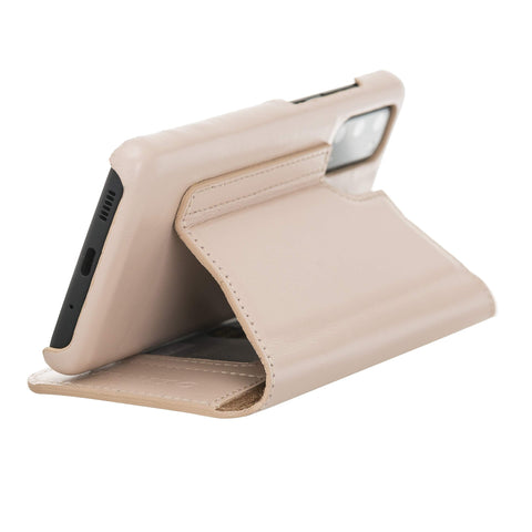 Venice RFID Blocking Leather Wallet Stand Case for Samsung Galaxy S20
