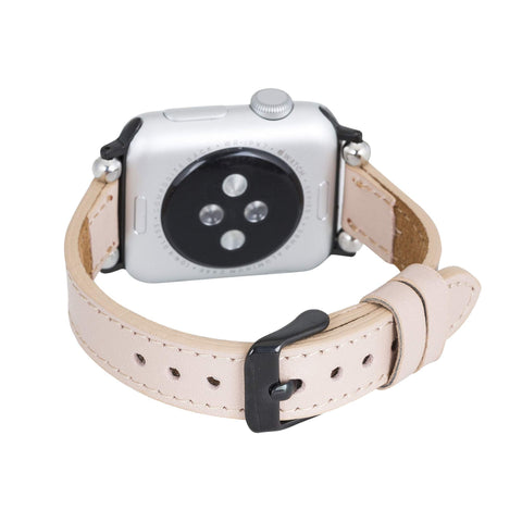 Correa delgada de cuero Foggia para Apple Watch