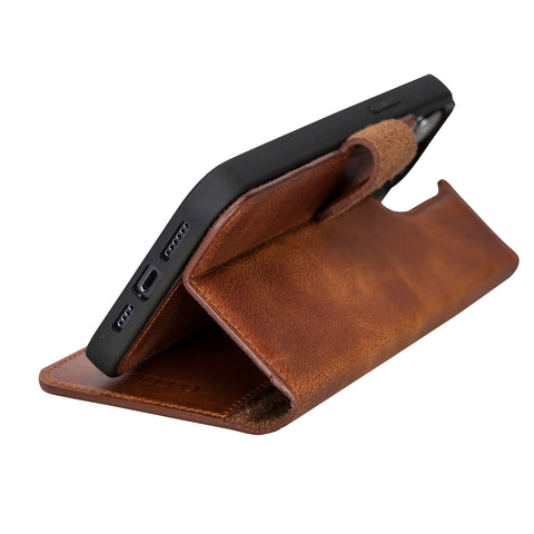 Ravenna RFID Blocking Detachable Leather Wallet Case for iPhone 13 Pro Max