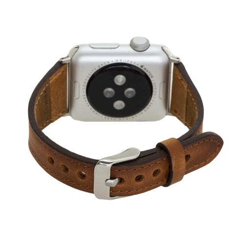 Correa delgada de cuero Messina para Apple Watch