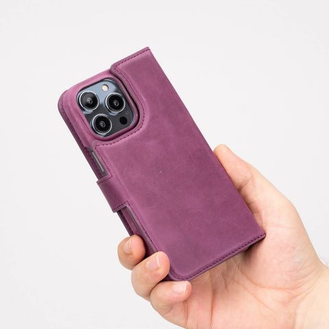Florence RFID Blocking Leather Wallet Case for iPhone 14 Pro Max