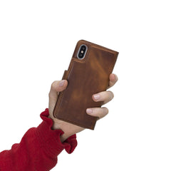 Florence RFID Blocking Leather Wallet Case for iPhone XS