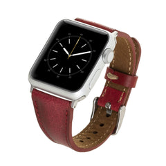 Messina Leather Slim Band Strap for Apple Watch